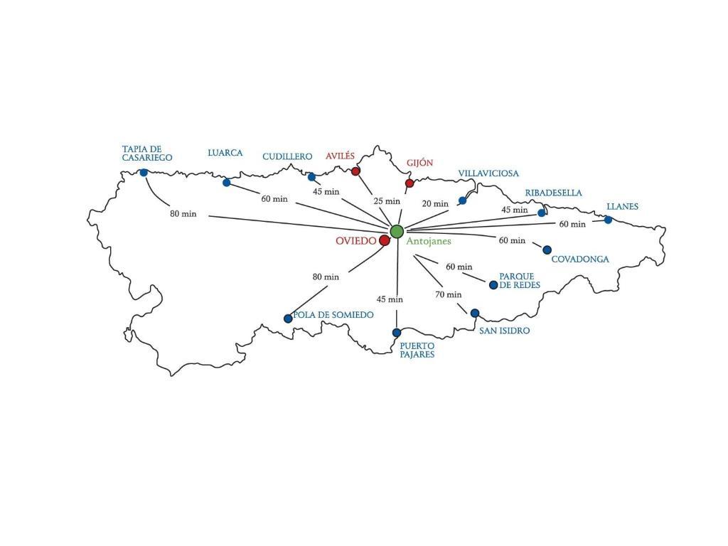 Apartamentos Rurales Antojanes Granda  Pokój zdjęcie
